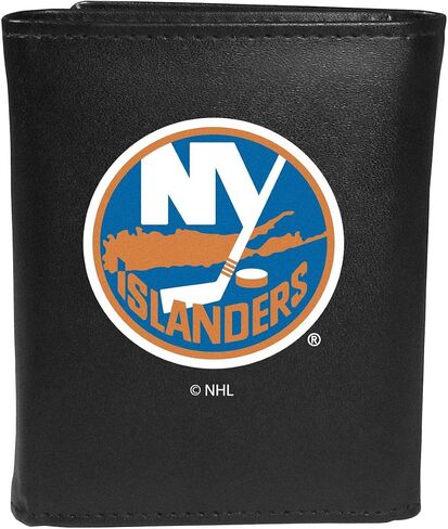 Siskiyou Sports NHL Unisex Leather Tri-fold Wallet, Large Logo in Saudi Arabia
