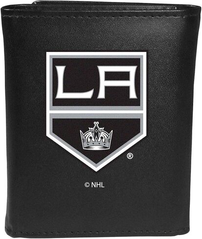 Siskiyou Sports NHL Unisex Leather Tri-fold Wallet, Large Logo in Saudi Arabia