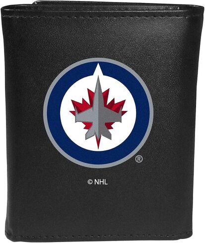 Siskiyou Sports NHL Unisex Leather Tri-fold Wallet, Large Logo in Saudi Arabia