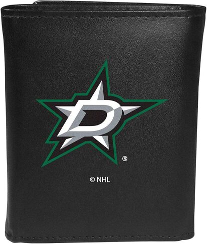 Siskiyou Sports NHL Unisex Leather Tri-fold Wallet, Large Logo in Saudi Arabia