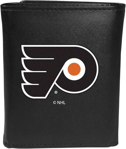 Siskiyou Sports NHL Unisex Leather Tri-fold Wallet, Large Logo in Saudi Arabia