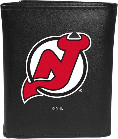 Siskiyou Sports NHL Unisex Leather Tri-fold Wallet, Large Logo in Saudi Arabia