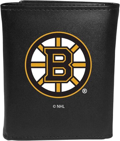 Siskiyou Sports NHL Unisex Leather Tri-fold Wallet, Large Logo in Saudi Arabia