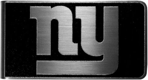 حامل نقود وبطاقات جلدي رياضي من Siskiyou ومشبك نقود أسود in Kuwait