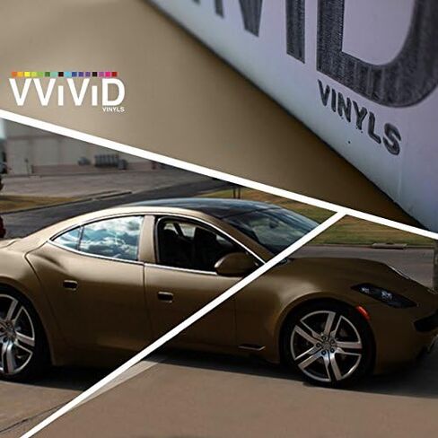 لفافة فينيل VViViViD XPO باللون البني غير اللامع مع تقنية إطلاق الهواء (1 قدم × 5 قدم) in Saudi Arabia