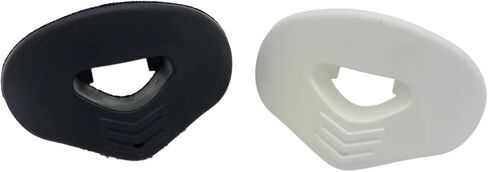Black & White Lip Protector Mouth Guard 2 Pack, One Size Fits All, Works with or Without Braces, Includes Tethers, No Boiling Required in Kuwait