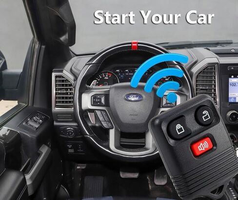 2 قطعة استبدال مفتاح السيارة عن بعد للدخول بدون مفتاح، متوافق مع Ford F150 F250 F350، Lincoln، Mercury، Mazda Escape Expedition Explorer Ranger، CWTWB1U345، CWTWB1U331، CWTWB1U212 in Kuwait