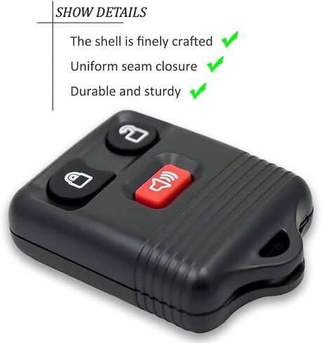 2 قطعة استبدال مفتاح السيارة عن بعد للدخول بدون مفتاح، متوافق مع Ford F150 F250 F350، Lincoln، Mercury، Mazda Escape Expedition Explorer Ranger، CWTWB1U345، CWTWB1U331، CWTWB1U212 in Kuwait