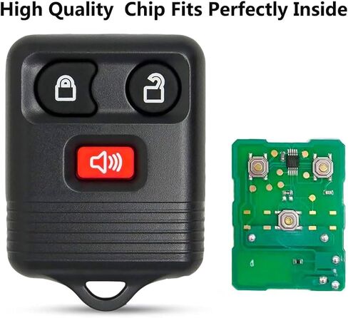 2 قطعة استبدال مفتاح السيارة عن بعد للدخول بدون مفتاح، متوافق مع Ford F150 F250 F350، Lincoln، Mercury، Mazda Escape Expedition Explorer Ranger، CWTWB1U345، CWTWB1U331، CWTWB1U212 in Kuwait