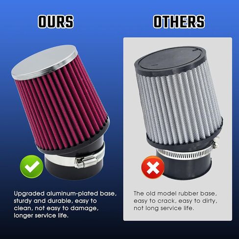 Mini Bike Upgraded Air Filter Kit for Predator 212cc Coleman CT200U CT200U-EX BT200X KT196 196cc Baja Warrior MB165 MB200 Mini Bike Go Kart 224cc 420cc Hond GX160 GX200 GX390 Engine Performance Parts in Kuwait