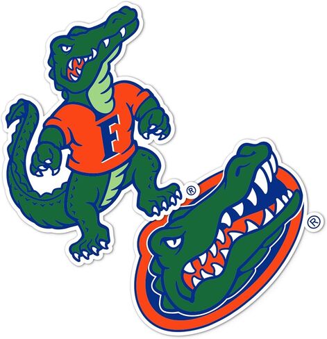 University of Florida Sticker Vinyl Decal Laptop Water Bottle Car Scrapbook (4 Inch Set V4) in Saudi Arabia