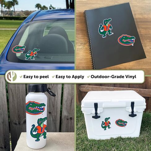 University of Florida Sticker Vinyl Decal Laptop Water Bottle Car Scrapbook (4 Inch Set V4) in Saudi Arabia