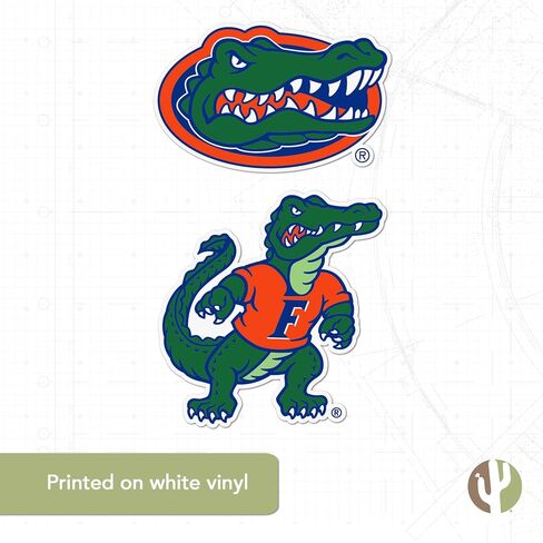 University of Florida Sticker Vinyl Decal Laptop Water Bottle Car Scrapbook (4 Inch Set V4) in Saudi Arabia