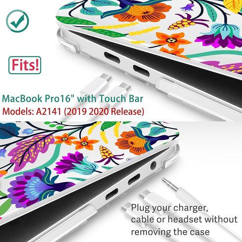 May Chen Compatible with MacBook Pro 16 inch Case 2020 2019 Release A2141, Plastic Hard Shell Case Cover with Keyboard Cover for MacBook Pro 16 Case with Touch Bar & Touch ID, Art Mountain in Saudi Arabia