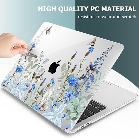 May Chen متوافق مع حافظة MacBook Pro مقاس 16 بوصة إصدار 2020 2019 A2141 مع شريط اللمس ومعرف اللمس، حافظة بلاستيكية صلبة مع غطاء لوحة مفاتيح + واقي شاشة، تقليدي in Kuwait