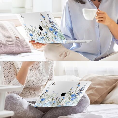 May Chen متوافق مع حافظة MacBook Pro مقاس 16 بوصة إصدار 2020 2019 A2141 مع شريط اللمس ومعرف اللمس، حافظة بلاستيكية صلبة مع غطاء لوحة مفاتيح + واقي شاشة، تقليدي in Kuwait