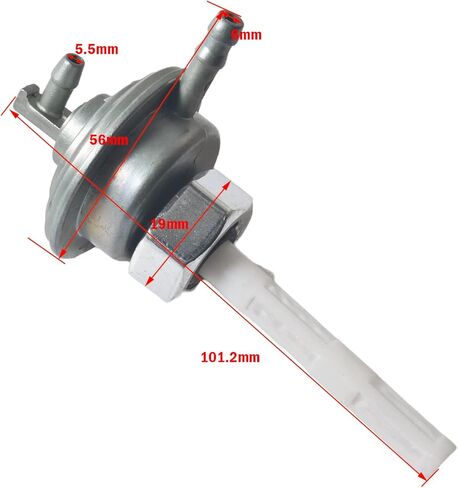 Hetong الغاز الوقود التبديل صمام المضخة بيتكوك صالح ل GY6 50cc 139QMB 150cc 157QMJ الذهاب كارت ATV دراجات نارية 80 CH80 سكوتر in Kuwait