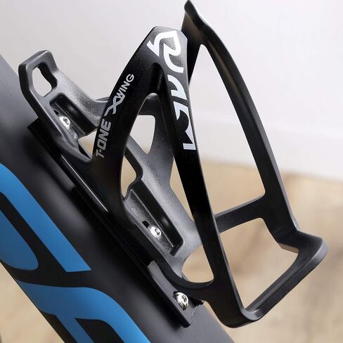 حامل زجاجة مياه لركوب الدراجات الهوائية من CyclingDeal أسود + محول إعادة وضع قفص الزجاجة - إطار دراجة الطريق أو الجبل أو الأطفال - وضع قابل للتعديل in Saudi Arabia