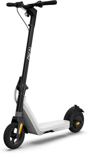 OKAI Zippy Electric Scooter - 15.5 Miles Range & 15 MPH, 500W Peak Motor, 8" Flat-Free Tires, Foldable Electric Scooter for Teens and Kids, UL Certified in Saudi Arabia