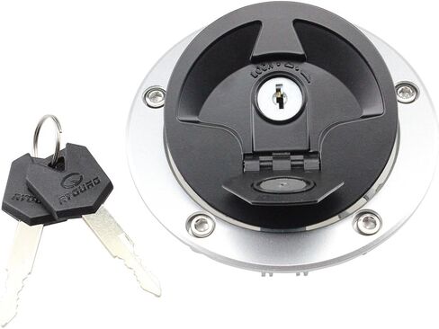 FXCNC 3 Holes Motorcycle Gas Cap Fuel Tank Cap With Key Lock Set Compatible with YZF R1 98-99 YZF R6 98-04 YZF 600 750 XJR1200 XJR400 TDM850 TDM900 TRX850 FJ1200 in Saudi Arabia