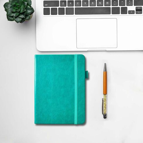 كتاب كلمة المرور مع علامات تبويب أبجدية - حافظة كلمات مرور بغلاف صلب لعنوان الإنترنت وتسجيل الدخول إلى الكمبيوتر، دفتر يوميات منظم كلمات المرور متوسط ​​الحجم للمنزل أو المكتب - 5.1 × 7 باللون الأخضر in Kuwait