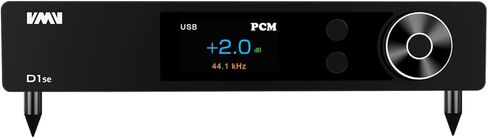 SMSL VMV D1se2 Hi-res MQA-CD ES9039MSPRO Chip DSD512، 768kHZ/32Bit Bluetooth 5.0 وحدة فك ترميز ستيريو سطح المكتب USB/I²s/الإدخال البصري، وحدة فك ترميز RCA/XLR مع جهاز تحكم عن بعد in Saudi Arabia