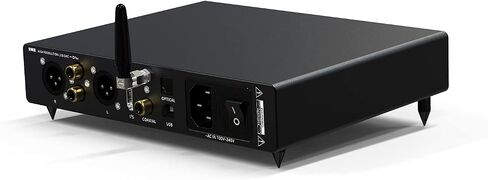 SMSL VMV D1se2 Hi-res MQA-CD ES9039MSPRO Chip DSD512، 768kHZ/32Bit Bluetooth 5.0 وحدة فك ترميز ستيريو سطح المكتب USB/I²s/الإدخال البصري، وحدة فك ترميز RCA/XLR مع جهاز تحكم عن بعد in Saudi Arabia