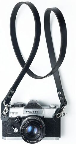 حزام كاميرا من الجلد المدبوغ بالخضروات | حزام كتف للرقبة لكاميرا فيلم Fujifilm Olympus Lecia SLR بدون مرآة in Kuwait