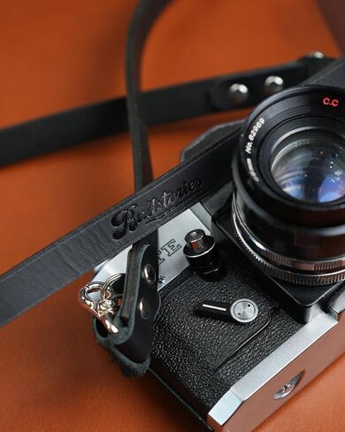 حزام كاميرا من الجلد المدبوغ بالخضروات | حزام كتف للرقبة لكاميرا فيلم Fujifilm Olympus Lecia SLR بدون مرآة in Kuwait