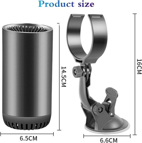 12V Portable Heater for Car 12V 150W Car Heater That Plugs into Cigarette Lighter,12V Windshield De-icers Fast Heating & Cooling Fan Cars Defogger Space Heater for Various Cars in Kuwait