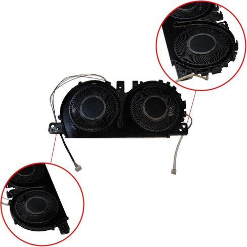 مروحة تبريد وحدة المعالجة المركزية DFS1507053H0T FLMU متوافقة مع Lenovo Yoga C740-15IML C740-15 Series 5H40S19962 in Kuwait