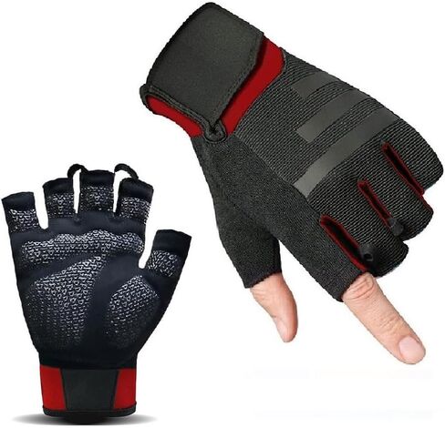 قفازات التمرين للرجال والنساء، قفازات التمرين لرفع الأثقال، ركوب الدراجات، صالة الألعاب الرياضية، التدريب، مسامية ومناسبة تمامًا in Kuwait