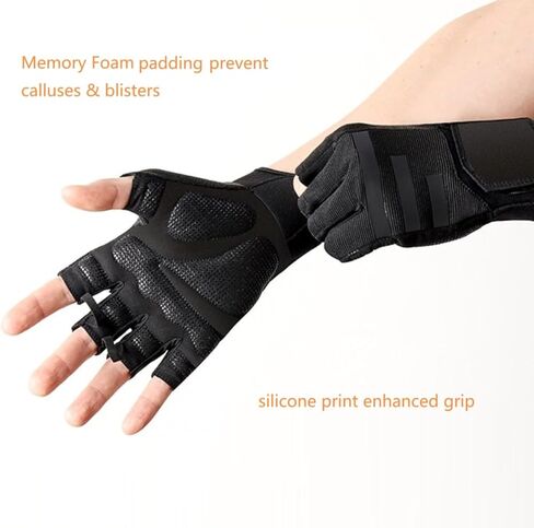 قفازات التمرين للرجال والنساء، قفازات التمرين لرفع الأثقال، ركوب الدراجات، صالة الألعاب الرياضية، التدريب، مسامية ومناسبة تمامًا in Kuwait