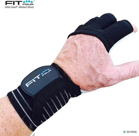 Fit Four F4G Wrist Support Gymnastic Grips with Leather Palm Contour for Weight Lifting and Cross Training in Saudi Arabia