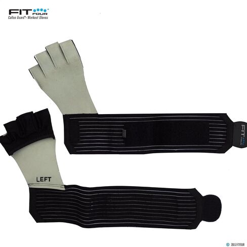 Fit Four F4G Wrist Support Gymnastic Grips with Leather Palm Contour for Weight Lifting and Cross Training in Saudi Arabia