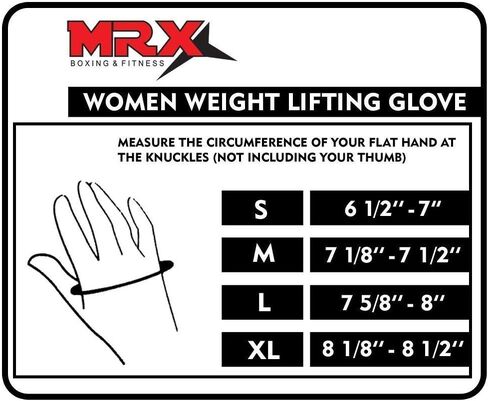 MRX BOXING & FITNESS Weight Lifting/Exercise Grip Gloves for Women, Great for Workouts, Weight Training and More, Pro Series in Saudi Arabia
