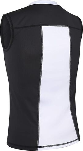 TUOY Youth Padded Sleeveless Shirt Chest Sternum Protector Heart Guard Compression Protective Shirt in Saudi Arabia