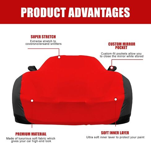 استبدال غطاء السيارة الداخلي لـ 2007-2023 Subaru Impreza WRX Sti، غطاء سيارة داخلي فاخر قابل للتمدد مخصص مناسب لمقاومة الغبار، المرآب تحت الأرض، معرض السيارات in Saudi Arabia