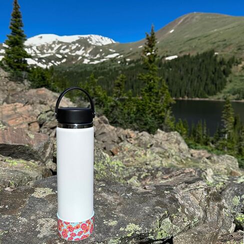 Silicone Water Bottle Boot for Hydro Flask, YETI, Owala, Simple Modern, HydroFlask Tumbler Bottles | WIDE | Black Rodeo in Saudi Arabia