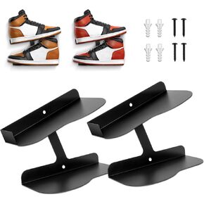 Wall-Mount Floating Shoe Shelves, Sturdy Levitating Sneaker Rack for Showcasing Shoe Collections