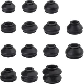 14 PCS TIE ROD END BOOT ، إكسسوارات السيارة الحذاء مفصل الكرة ، اتجه إلى رأس مفصل الكرة القضيب ، غطاء المطاط حماية الغبار ، استبدال حذاء مفصل الكرة مناسب لمعظم المركبات