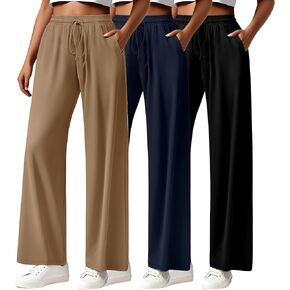 Neer 3 Pack سراويل الرباطية النسائية غير الرسمية سراويل الساقين الساق in Saudi Arabia