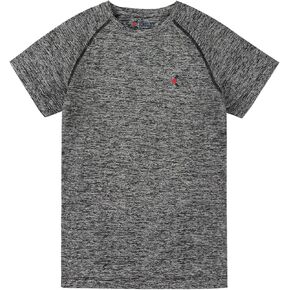 أطفال قصير الأكمام نشط Tees Crewneck Thertic T-Shirt للبنين أو البنات (3-12 سنوات)