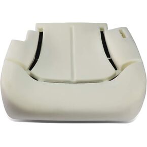 DNA Motoring ZTL-Y-0037 Front Driver Side Bucket Seat Bottom Lower Cushion Pad Upgrade,White