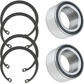 2pcs Front Wheel Bearings (44x72x33mm) Ring Clip for Polaris RZR 800 4 S 2010 2011 2012 2013 2014 OEM pat#3514699 3515090 7710780 7710440