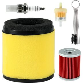 Air Filter Oil Filter Spark Plug Kit Compatible with Arctic Cat 250 300 2x4 4x4 Replaces for OEM# 0470-421 0470-355