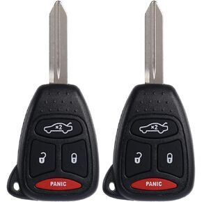 Key Fob Replacement Fits for Chrysler 300 Aspen 2005 2006 2007 2008 2009 Dodge Charger Durango Jeep Commander Grand Cherokee Keyless Entry Remote Control KOBDT04A 05179512AA 05170486AA