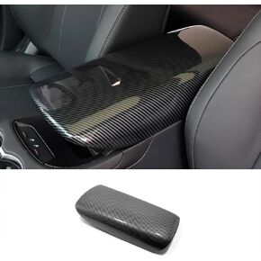 Car Accessories Fit for Toyota VENZA 2021 2022 2023 2024 Armrest Box Cover Trim Center Console Protector Cap (Carbon Fiber) 1PC ABS