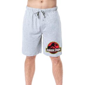 Intimo Jurassic Park Mens 'Dinosaur Film Movie Movie Logo Sleep Pajama Shorts