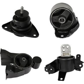 مجموعة محرك محرك محرك OCPTY 4PCS متوافقة مع KIA FORTE ، FORTE KOUP 2010-2013 ، FORTE5 2012-2013 ، L4 2.0L 2.4L ، ناقل حركة أوتوماتيكي # 218100Q000 ، 218301M100